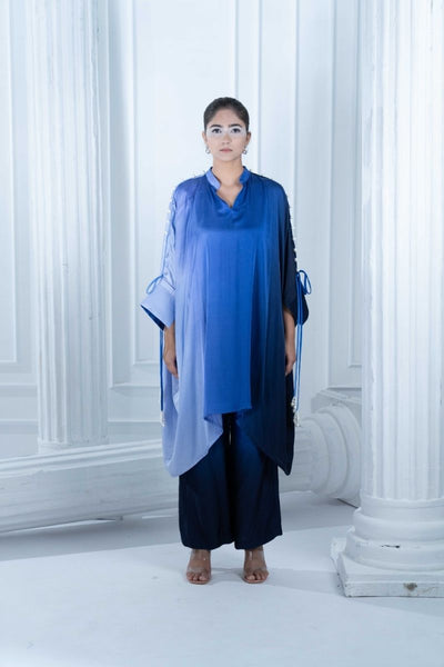 ANNA blue kaftan set