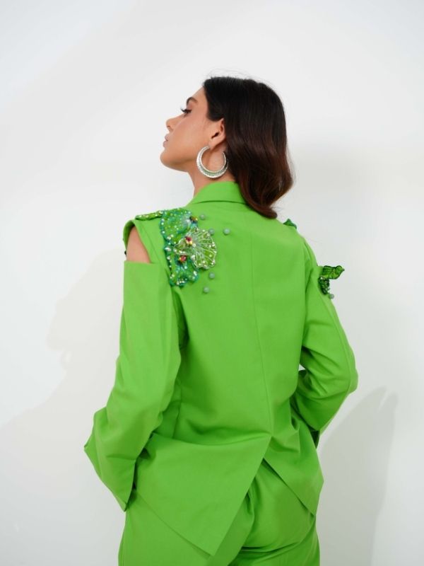 ARFIA lime pantsuit