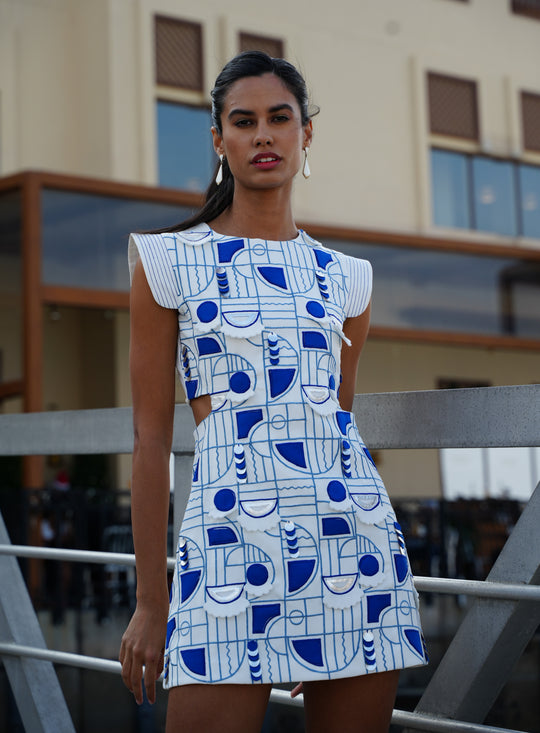 ATHENS 3D Structured Dress