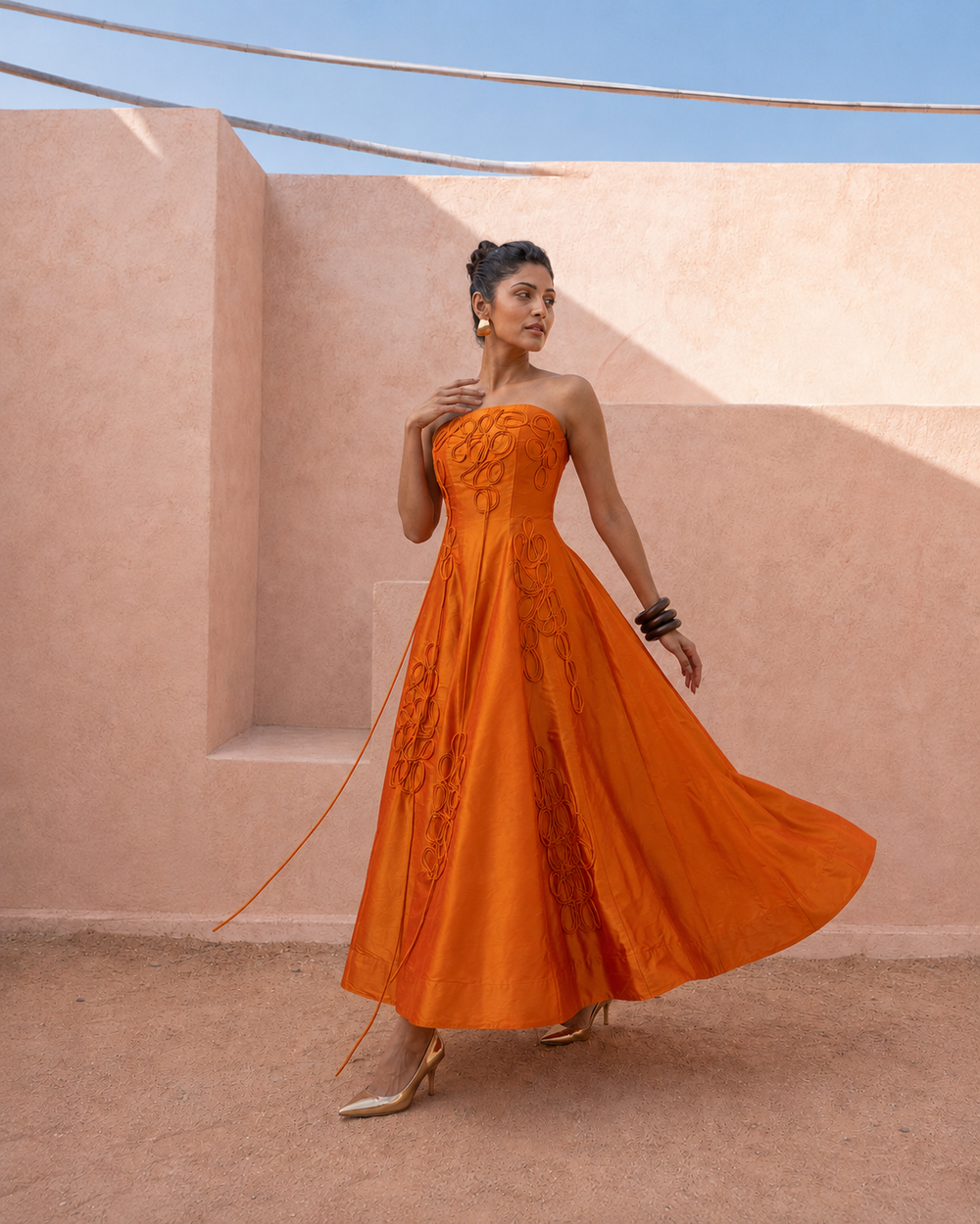 ISHKA tube midi-dress