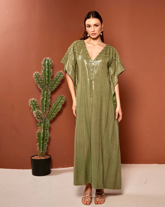 DUNE sequinned Kaftan