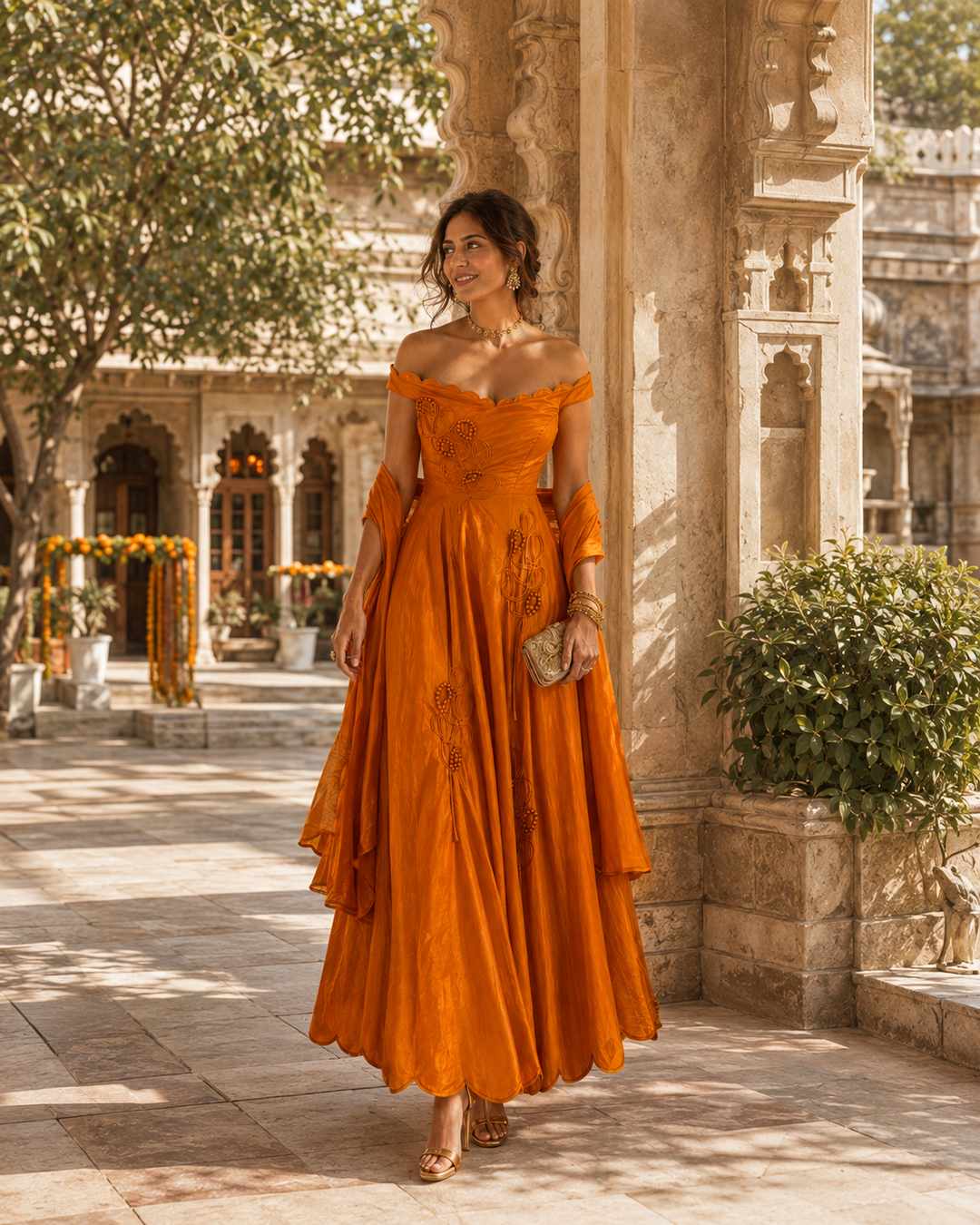 REMI Off-shoulder dress