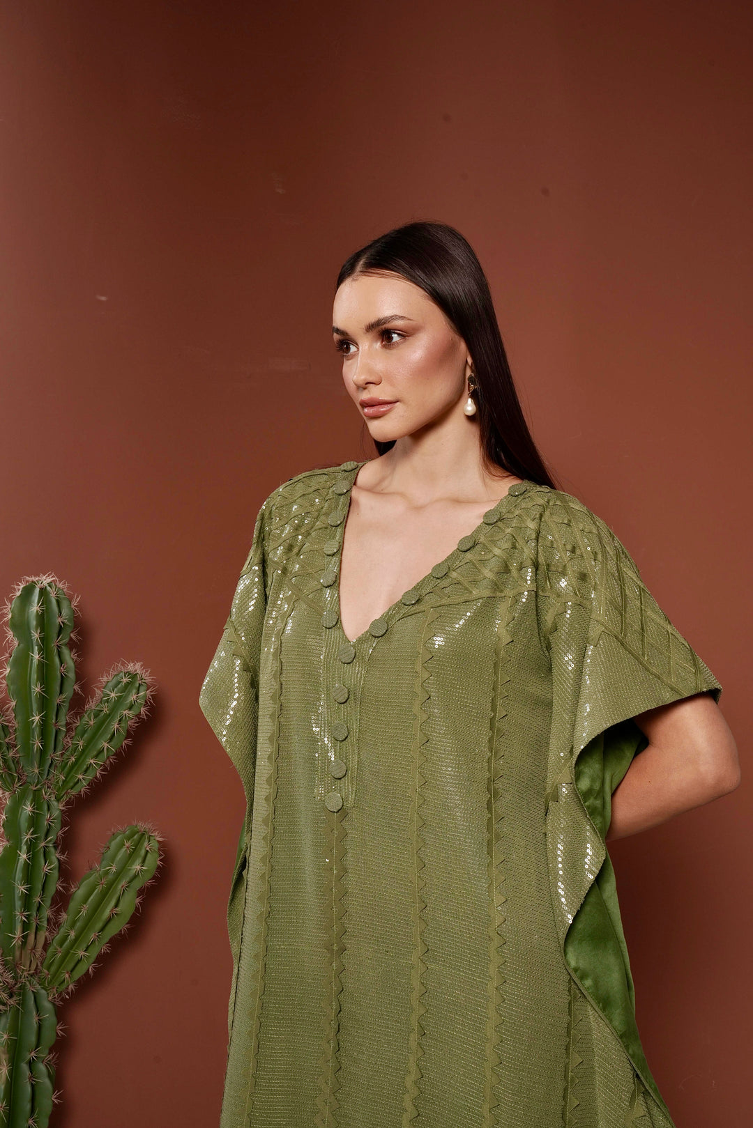 DUNE sequinned Kaftan