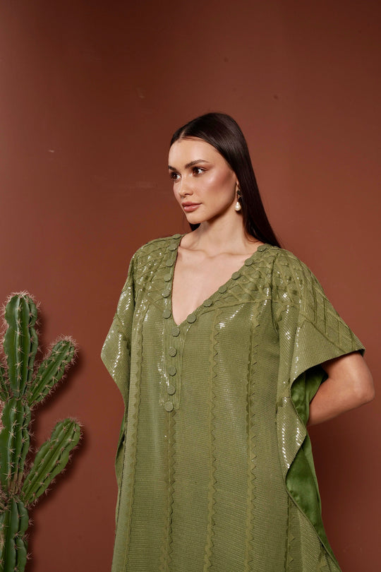 DUNE sequinned Kaftan