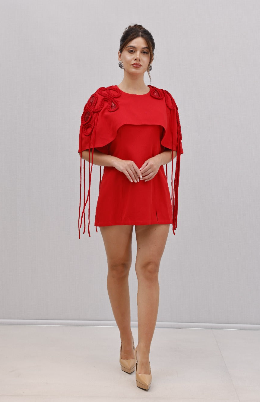 ELENA CAPE DRESS