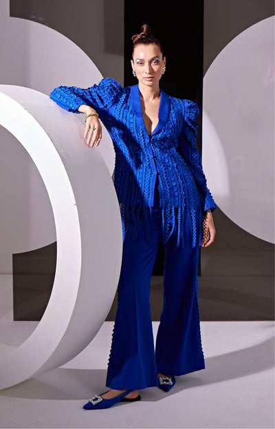 MAXIM Pant Suit With All Over Applique