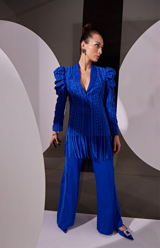MAXIM Pant Suit With All Over Applique