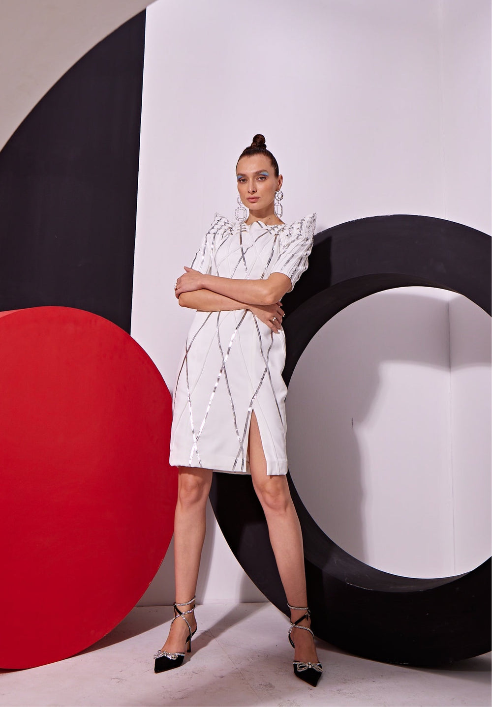 ALPHA Metallic Dress
