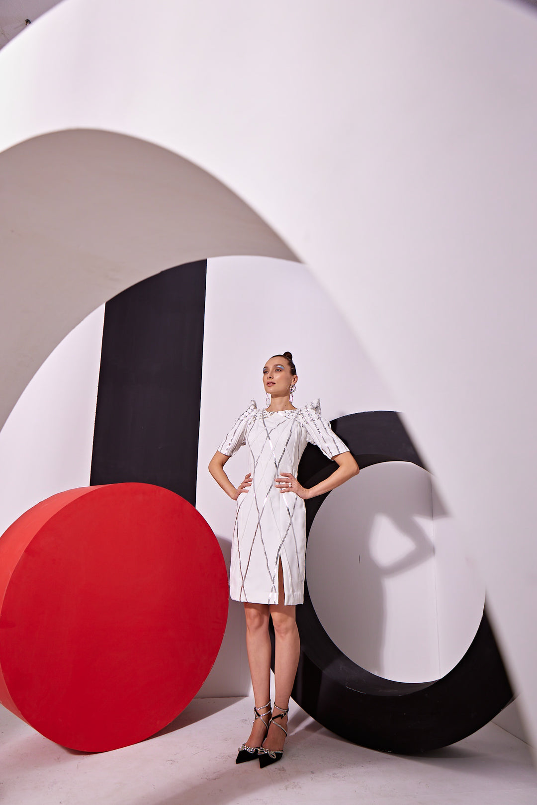 ALPHA Metallic Dress