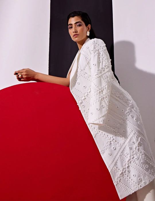 SIMYA Blazer With Skirt And Top