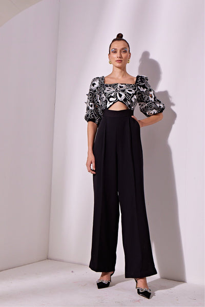 HIRA Embroidered Jumpsuit