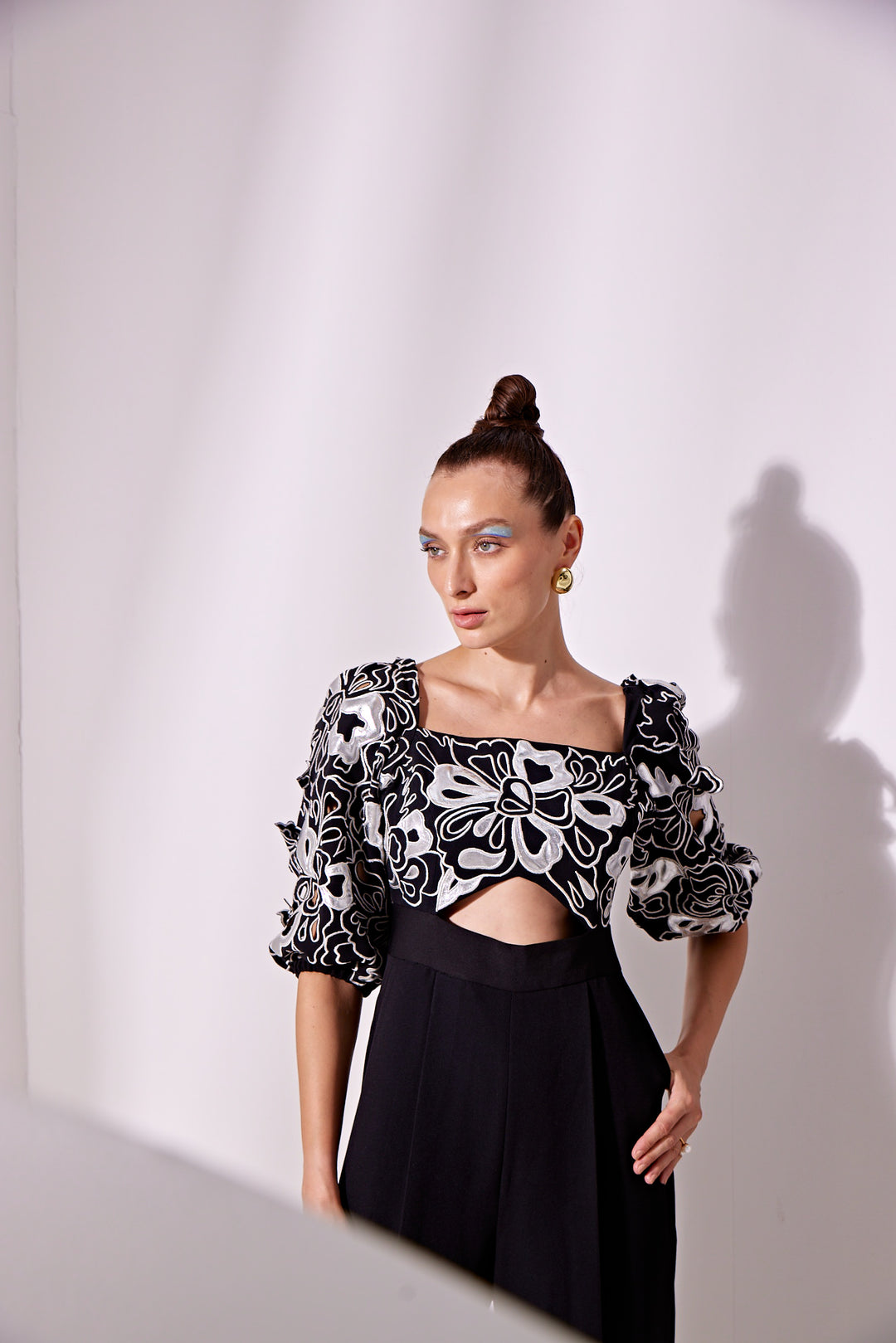 HIRA Embroidered Jumpsuit