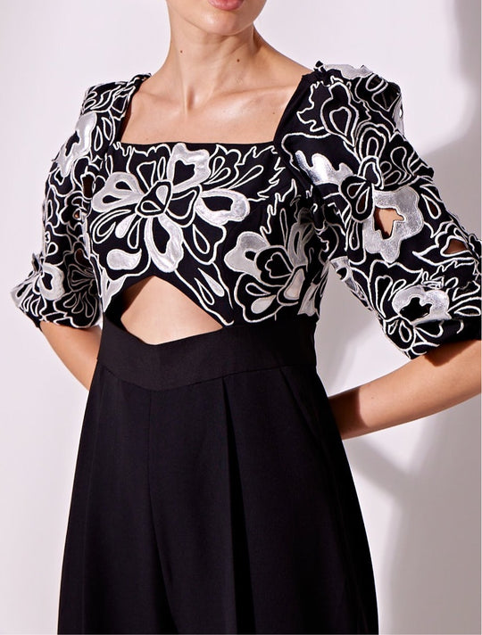 HIRA Embroidered Jumpsuit
