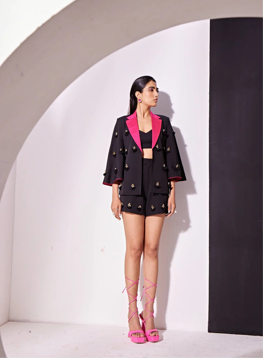 RAINA embellished Short Suit