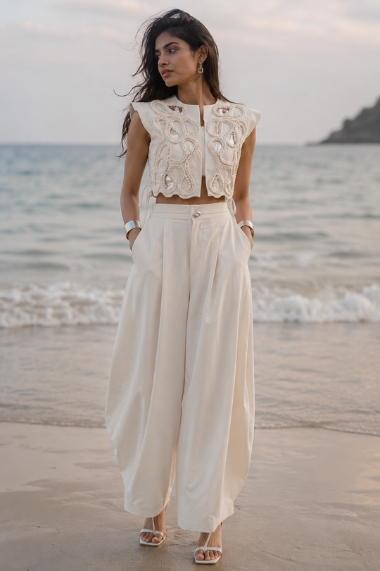 EVOLVE cropped jacket and pants set