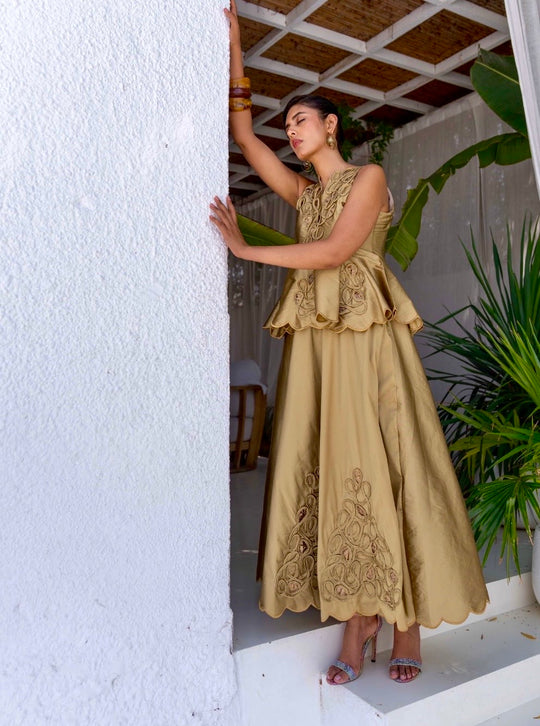 ARMA peplum dress