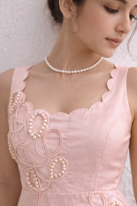 VELORA silk dress