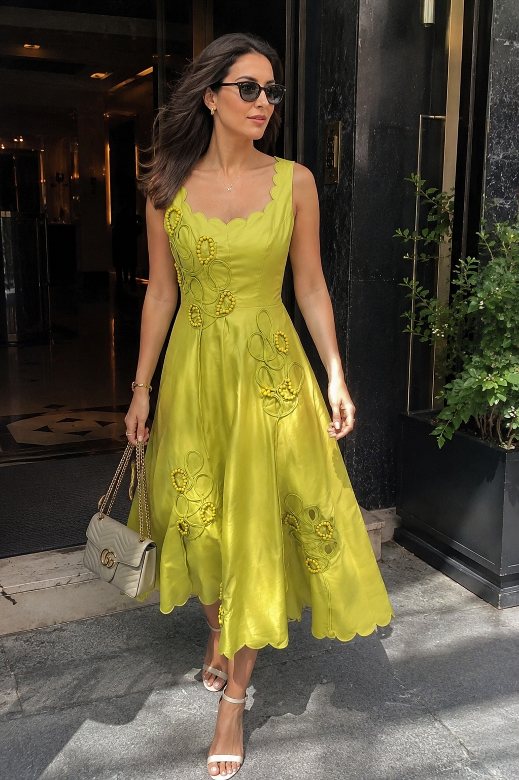 VELORA silk dress