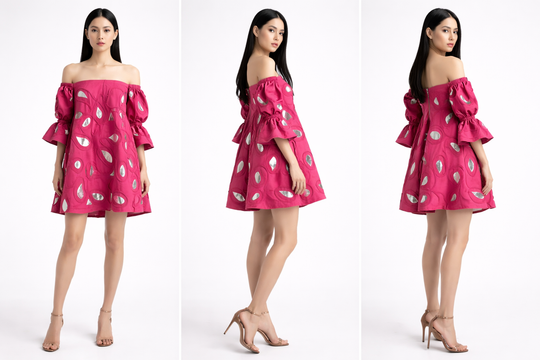 STELLA off-shoulder dress