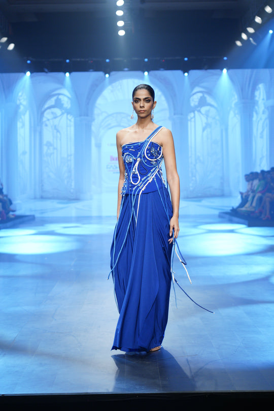 THISA Corset & Draped Skirt