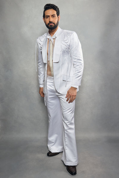 DAMIAN Rope  Textured Blazer Set