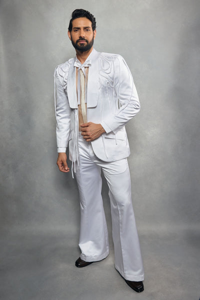 DAMIAN Rope  Textured Blazer Set