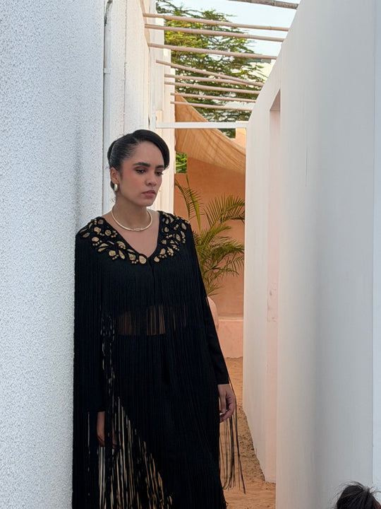 AMI fringe top & pants