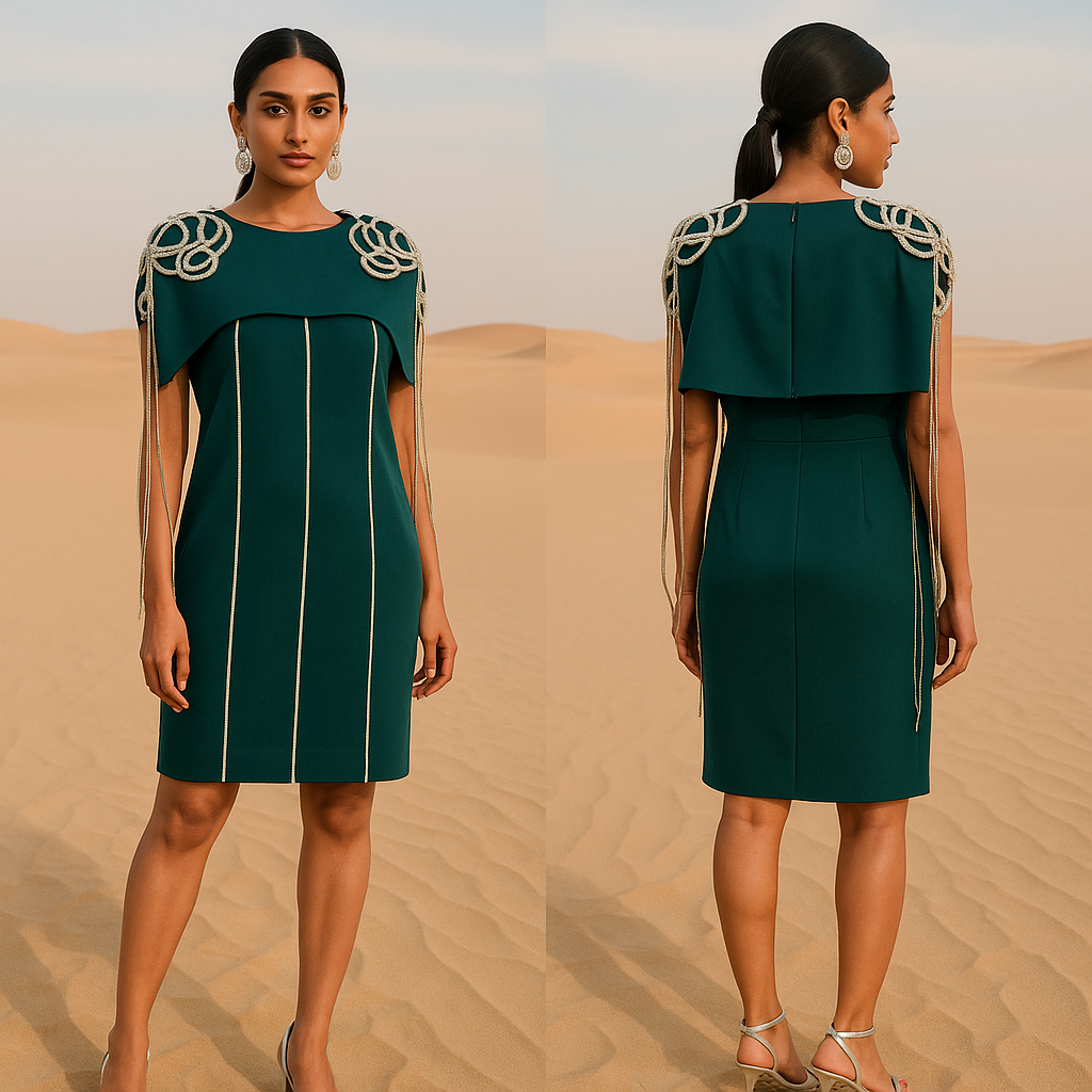 KATHY Cape Dress