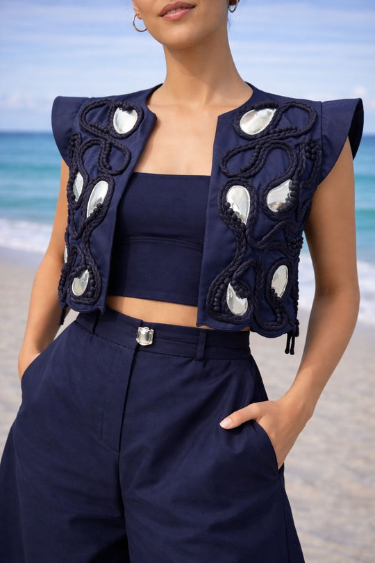 EVOLVE Cropped jacket and pants set