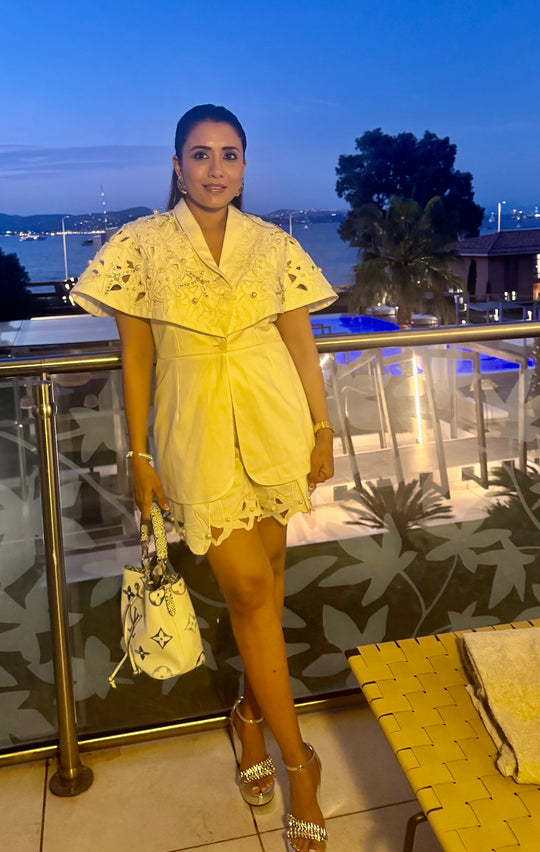 RAYA Cape Jacket With Shorts