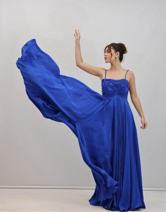 AJUNI Flared Dress