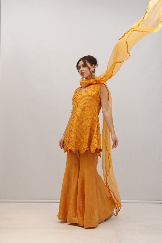FIZA sequinned tunic & sharara