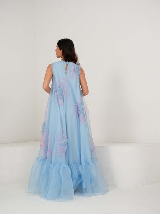 JOY Textured trapeze dress