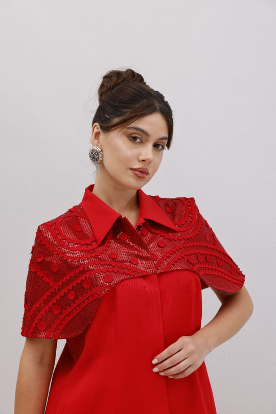 KENA Cape Blazer Set
