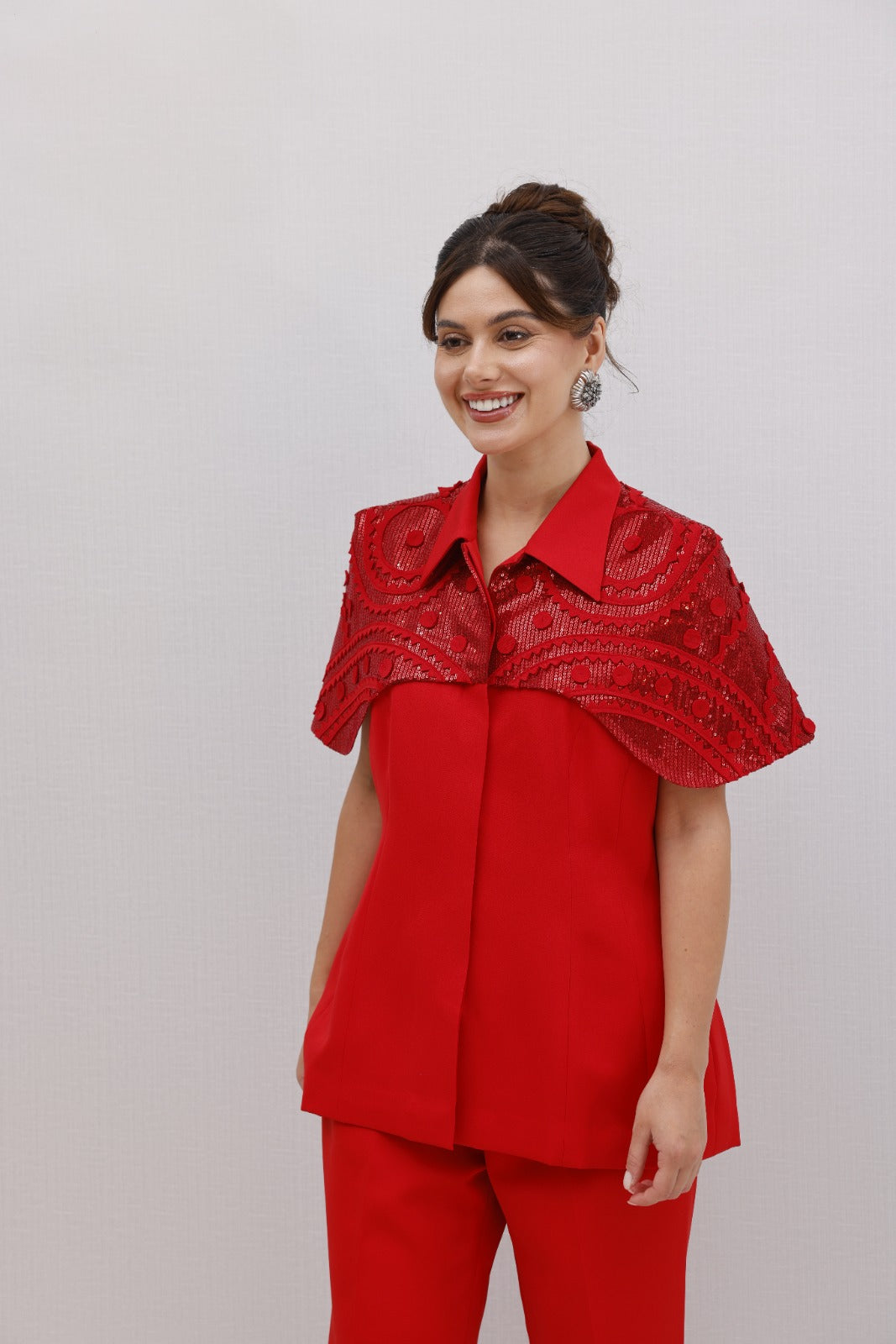 KENA Cape Blazer Set