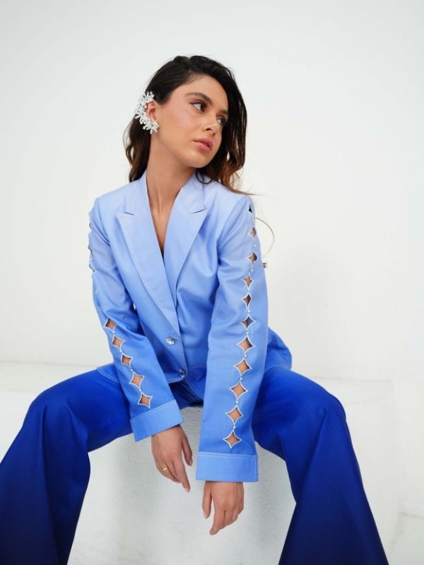 KOA Embroidered pantsuit