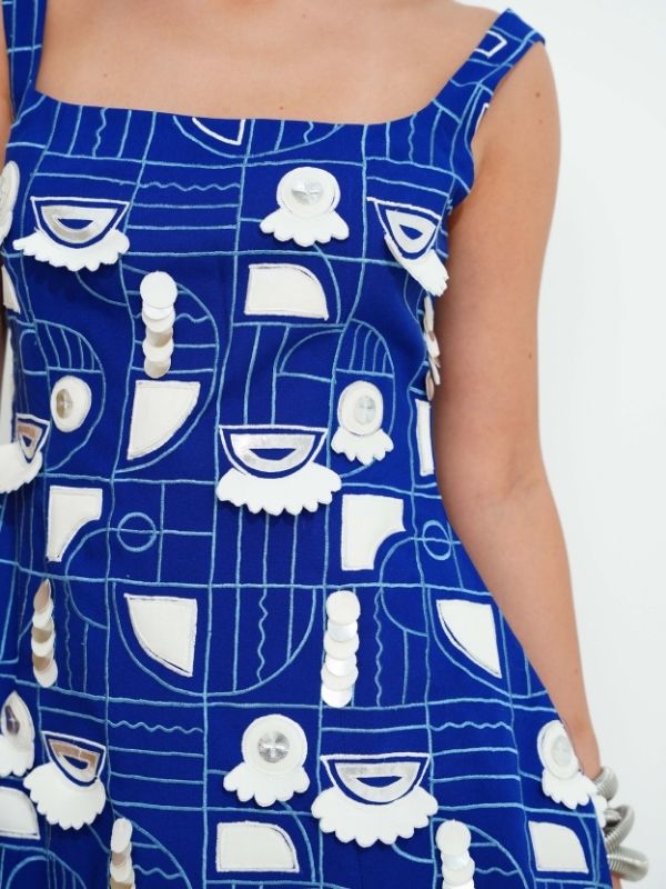 LAURA 3D Structured dress