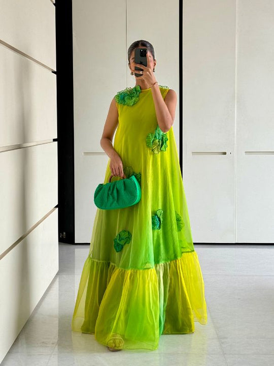 DIA Lime Green Dress