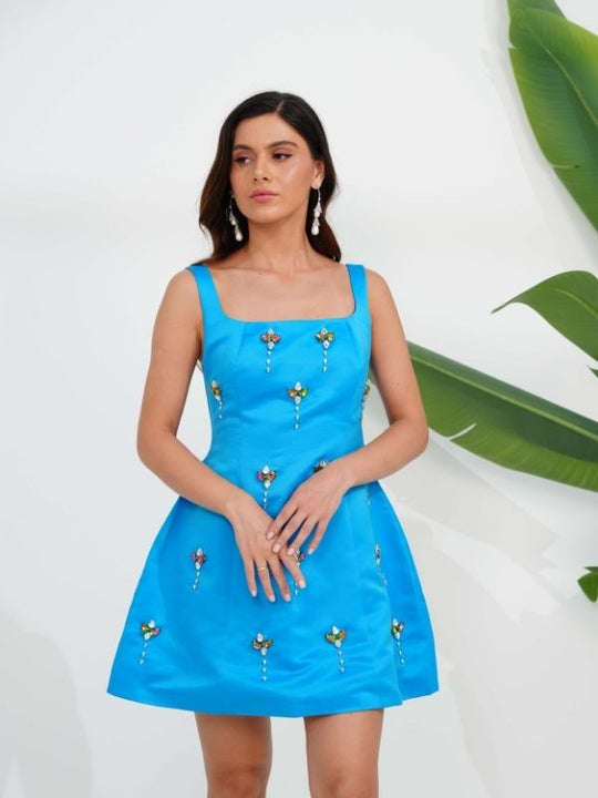 CRYSTAL Structured doll dress