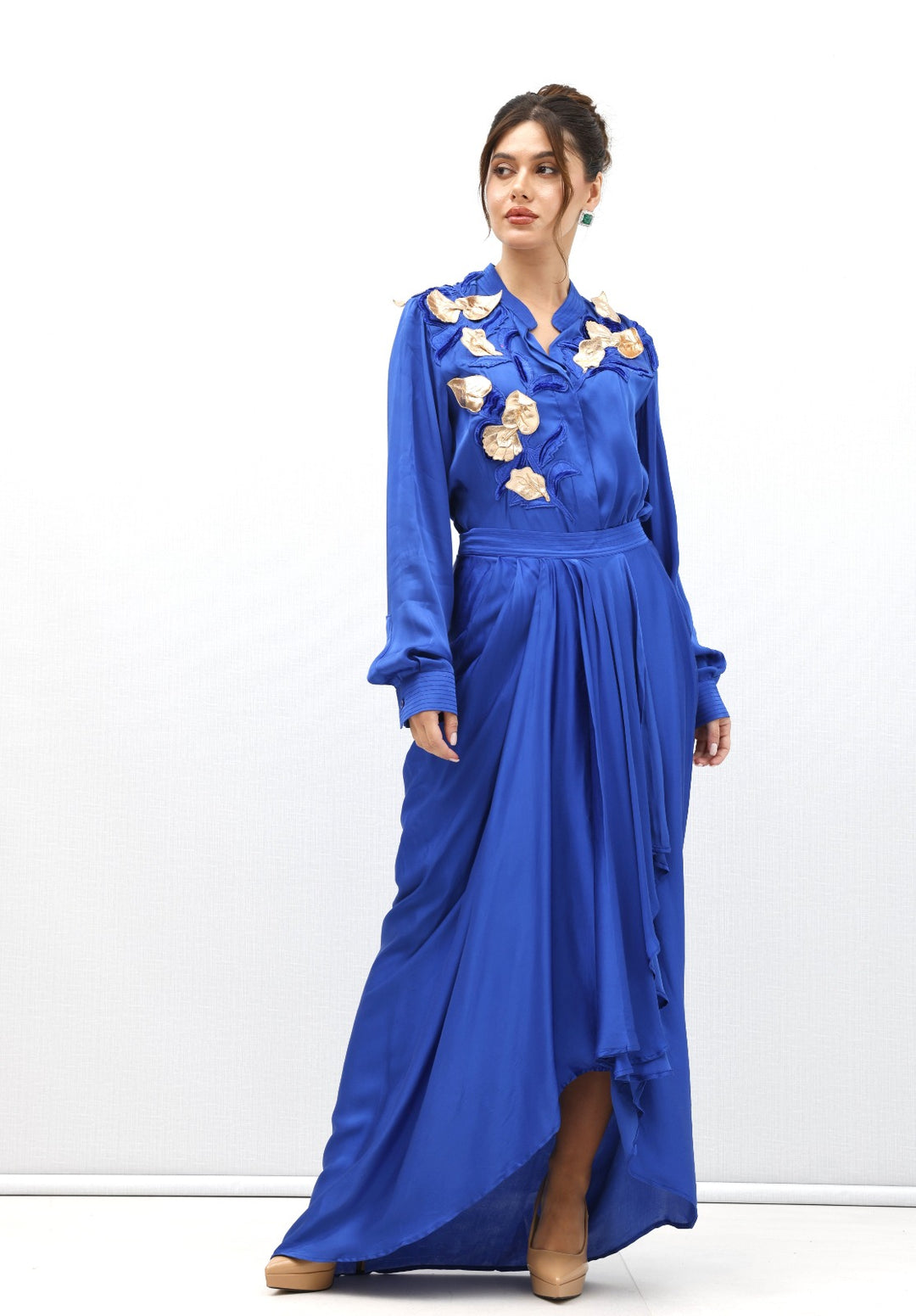 PALM Shirt And Skirt