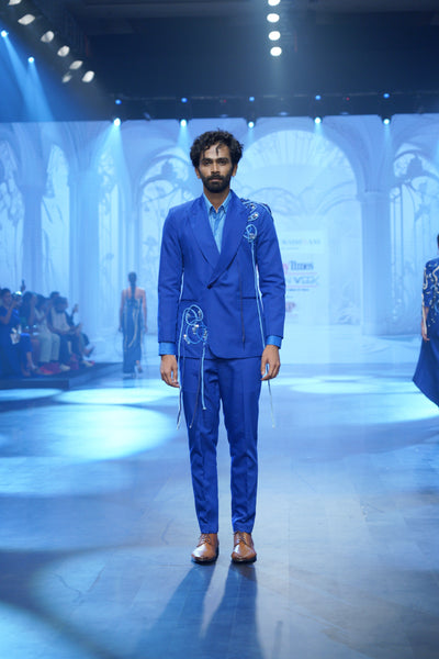 RAYAN Rope Textured Suit