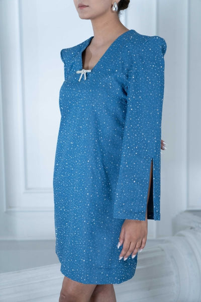 SHIMMER denim dress