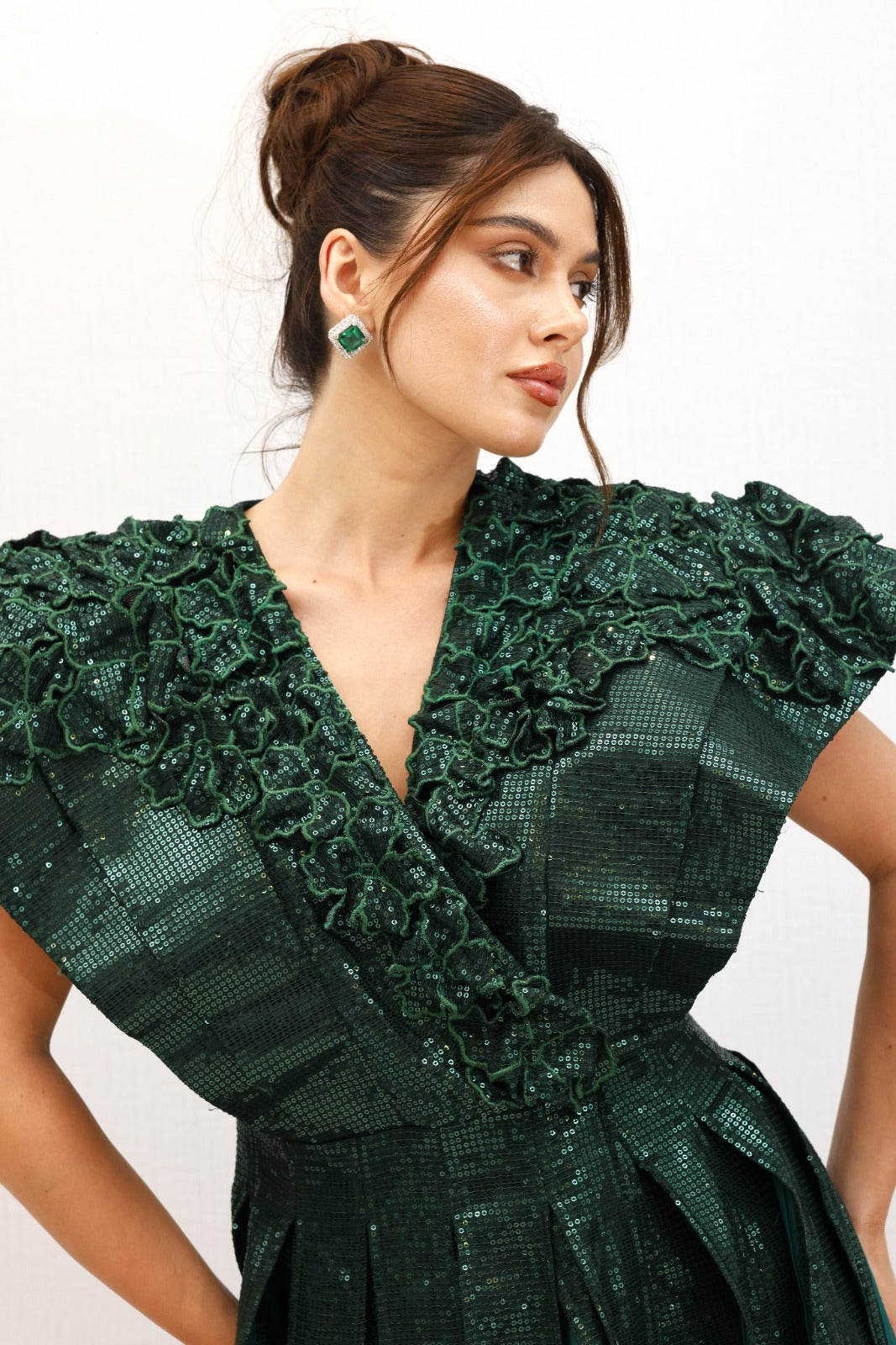 SILIA Structured panel Set With Pants