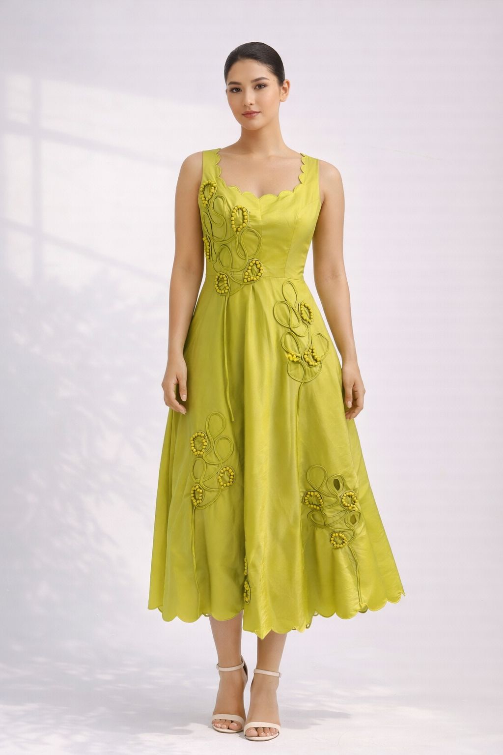 VELORA silk dress