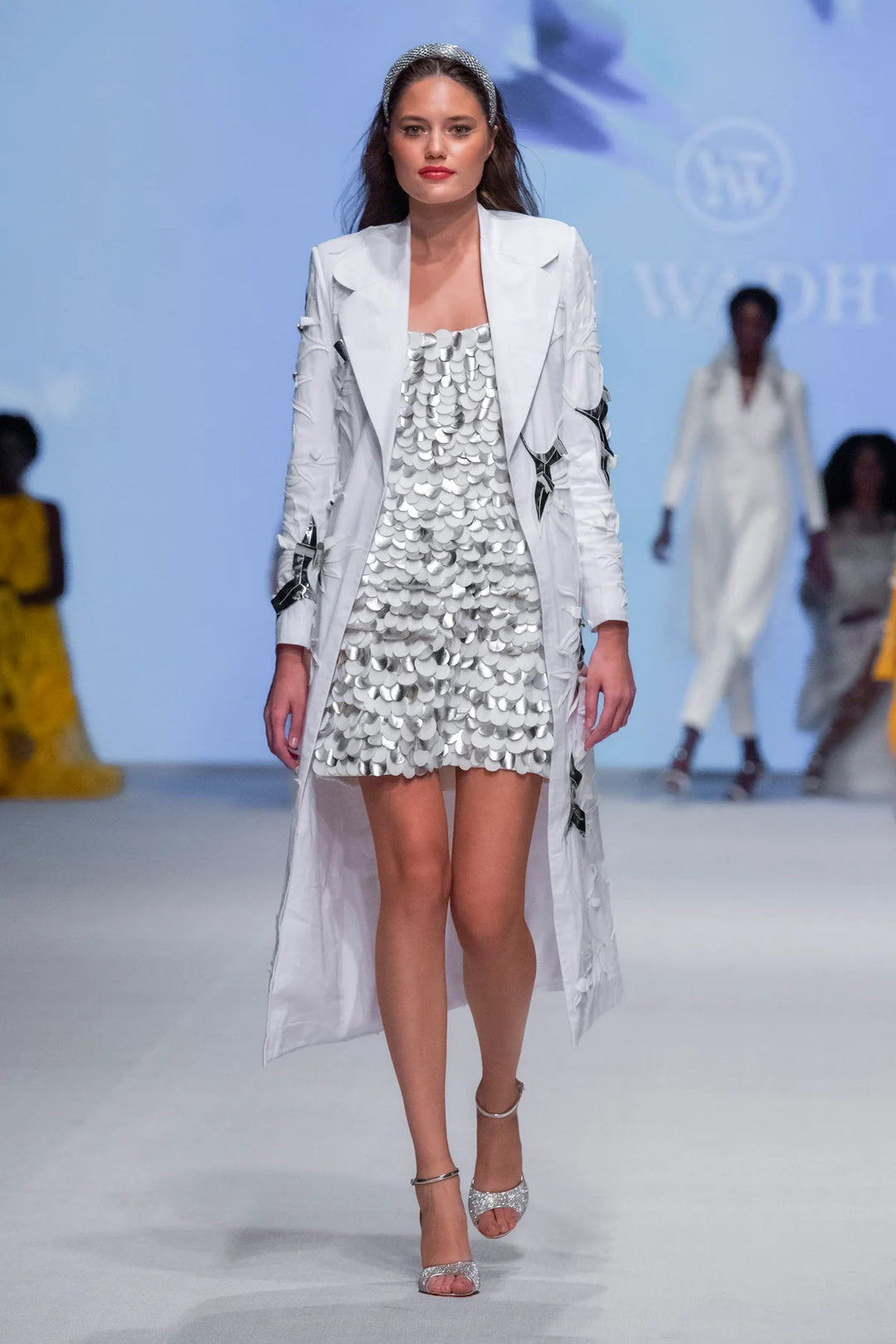 HAWAI Blazer With 3D Botanical Applique