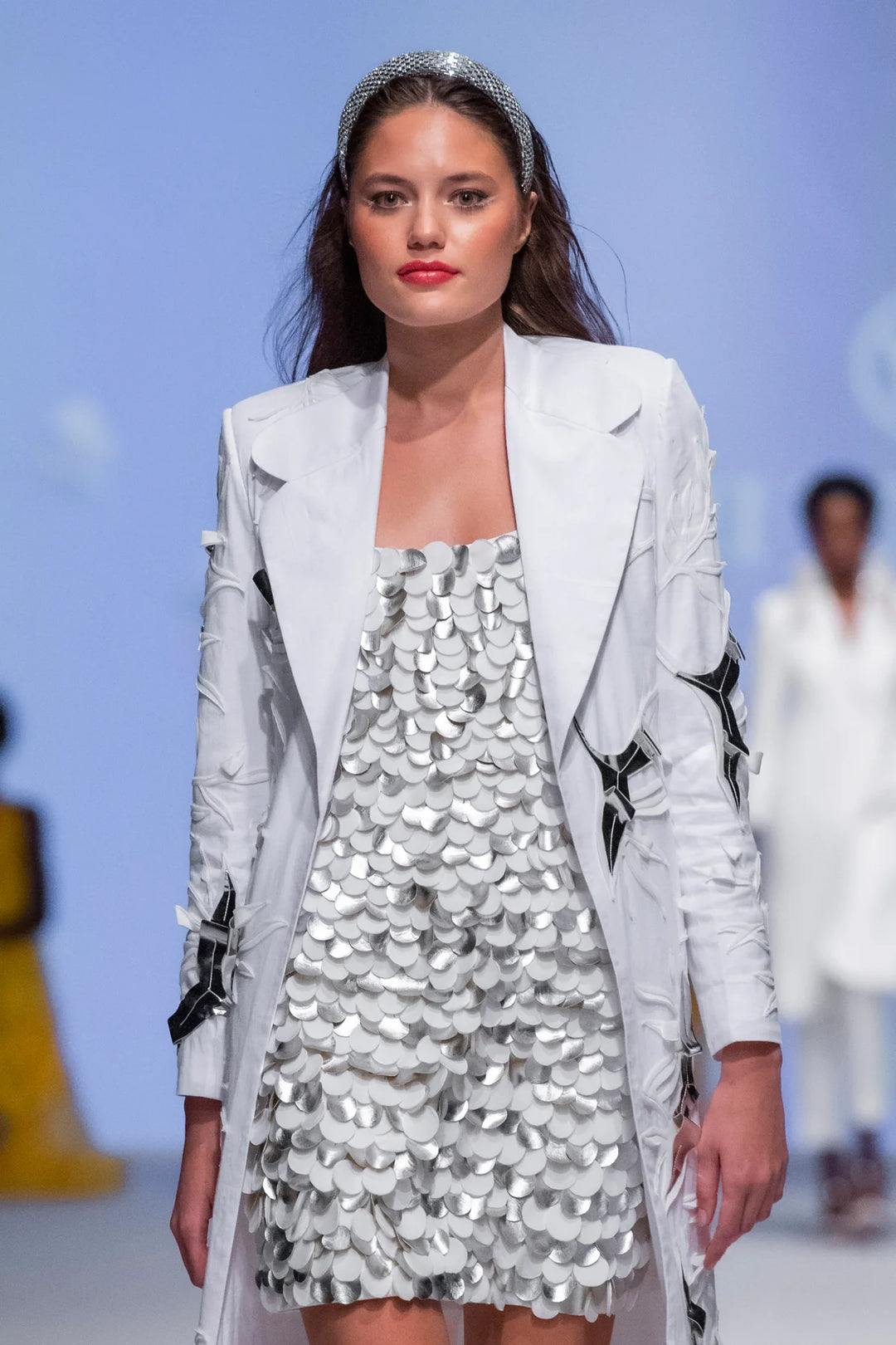 HAWAI Blazer With 3D Botanical Applique