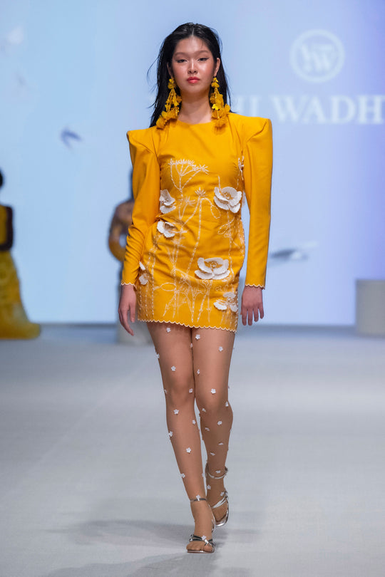 DIVA appliqué dress