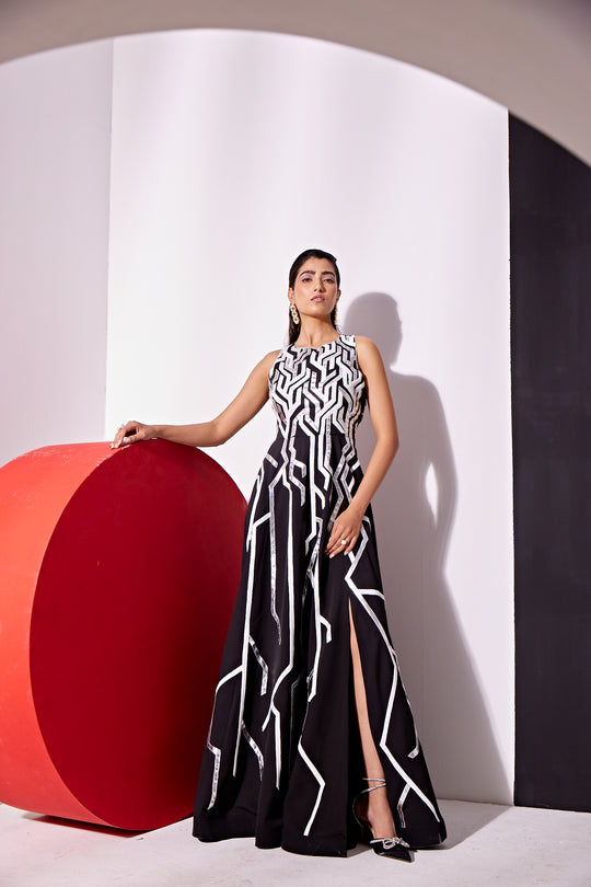 SPHINX Metallic Gown