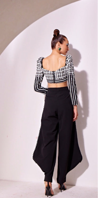 JOJO Metallic top and pants set