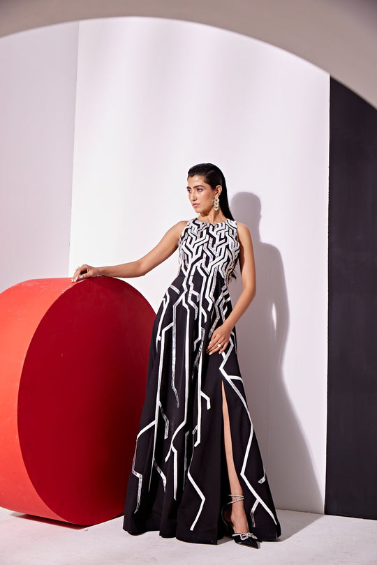 SPHINX Metallic Gown